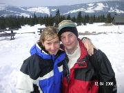 Mikly und Dana koppen Schnee 2006