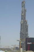 Burj Dubai in Bau