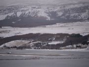Abflug von Akureyris Eispiste
