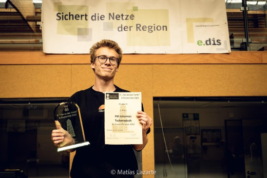 Johannes Tschernatsch gewinnt "Ran an den Turm" 2023 Johannes Tschernatsch gewinnt "Ran an den Turm" 2023