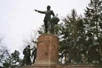 Lajos-Kossuth-Denkmal vor dem Parlamentsgebäude