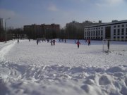 Fußball im Schnee