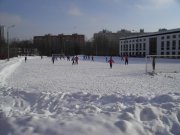 Fußball im Schnee