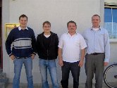 Team Löberitz: Brain, Normi, Harald, Simon, Fahrrad