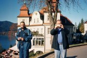 Frank und Frank beim Wandern um Bad Wiessee