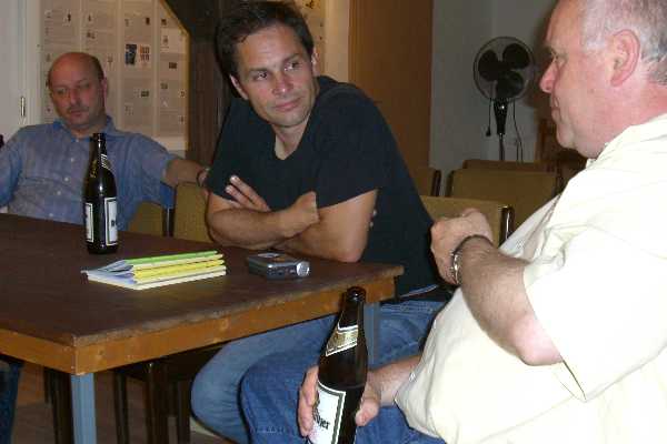Harry, Uwe, Konrad im Museumsplausch
