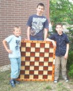 Sieger B: Alex (4.), Sebastian (3.), Konstantin (1.)