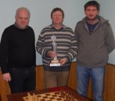 Siegerehrung: Konrad, Anatoly, Jens-Erik