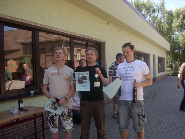 Brettpreise Mannschaftsblitz: JayJay, Cliff, Brain