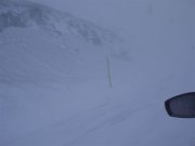 Dem Schneesturm entgegen ...