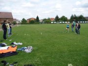 Weitere Rasenspiele: Kubb