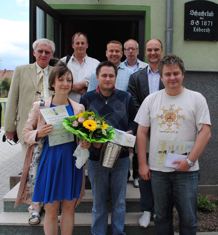 v.l.: Dr. G&uuml;nter Reinemann, Elisabeth P&auml;htz, Michael Klyszcz, Alexander Naumann, Holger Pr&ouml;hl, Dr. Rober H&uuml;bner, Mike Stolz, Roman Slobodjan