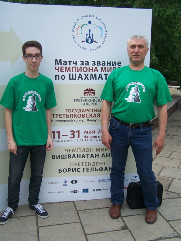 Konstantin und Viacheslav vor Ort