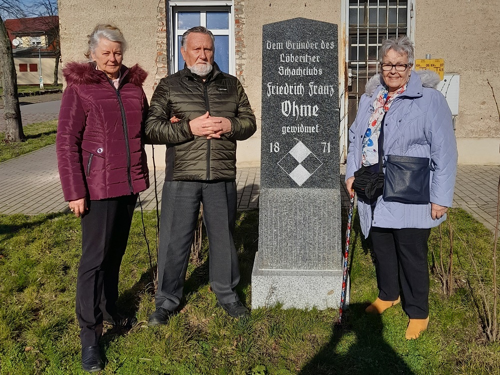 Prof. Dr. Alice Kahl und Rolf Voland zu Besuch in Löberitz
