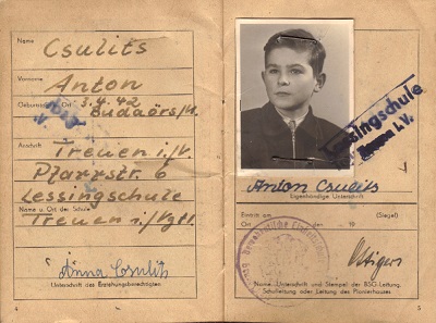 Anton Csulits im L&ouml;beritzer Schach-Museum