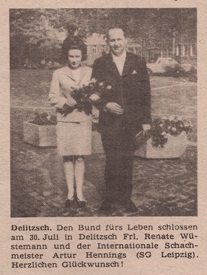 Artur heiratet Renate W&uuml;stemann