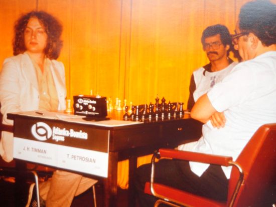 Jan Timma vs. Tigran Petrosian beim Interzonetnturnier Rio 1979