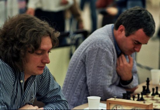 Jan Timman und Gennadi Sosonko Schacholympiade 1984 in Thessaloniki